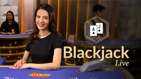 Blackjack live avec croupier